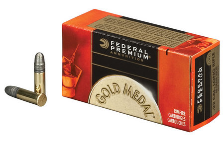 Federal 22LR 40 gr Solid Gold Medal 50/Box