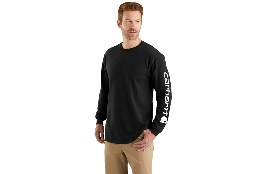 Carhartt Signature Sleeve Logo LS T-shirt | Vance Outdoors