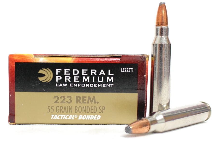 FEDERAL AMMUNITION 223 REM 55 GR BONDED SOFT POINT