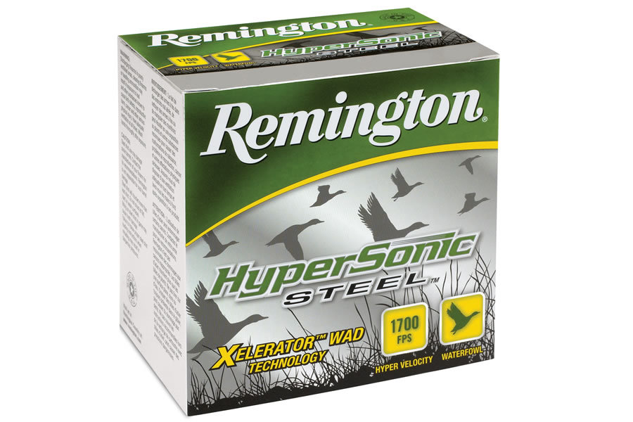 Remington 12 Ga 3 1/2 in 1 3/8 oz #4 Shot HyperSonic Steel 25/Box