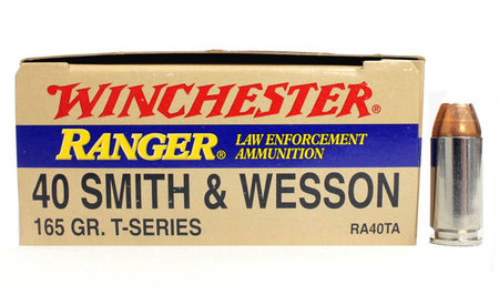 WINCHESTER AMMO 40SW 165 gr JHP Ranger T-Series Police Trade 50/Box