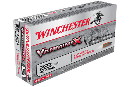 223 REM 40 GR POLYMER TIP VARMINT X