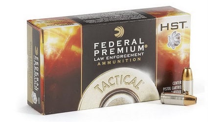 FEDERAL AMMUNITION 9mm Luger 124 gr HST HP Tactical Law Enforcement Trade Ammo 50/Box