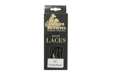 54 INCH BLACK BROWN LACES