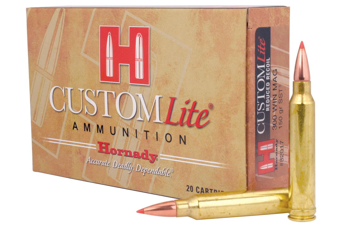 HORNADY 300 WIN MAG 150 GR SST CUSTOM LITE