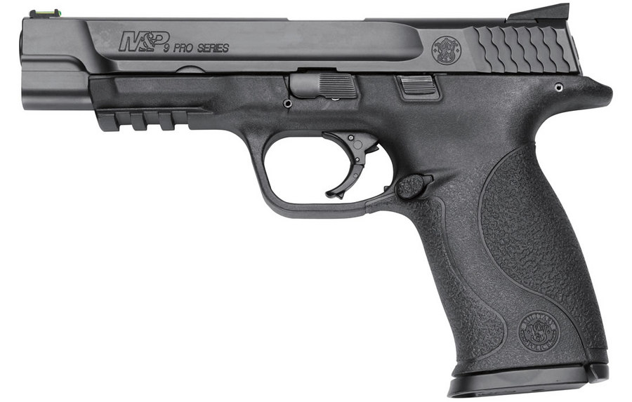 SMITH AND WESSON MP9 9MM PRO SERIES WITH FIBER OPTIC