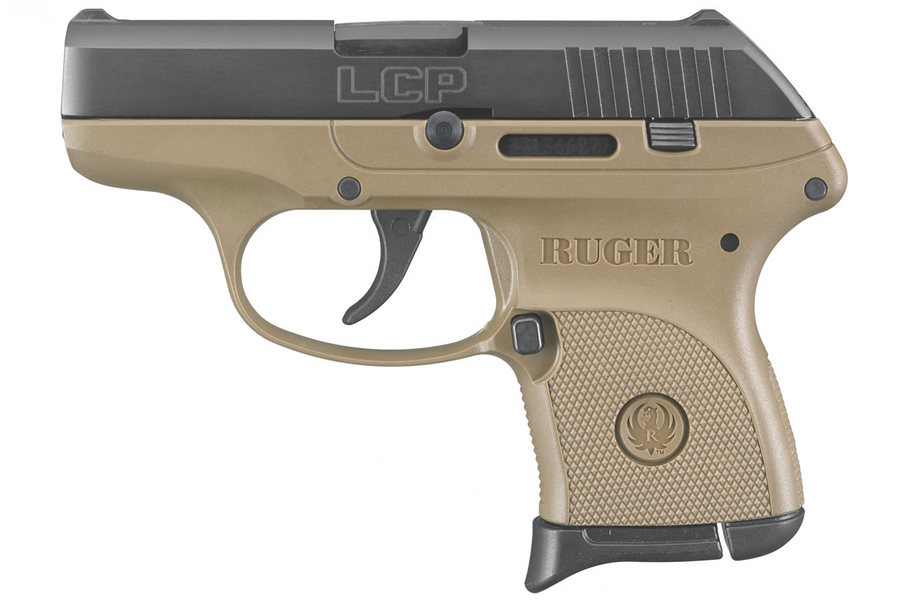 RUGER LCP 380 ACP WITH FDE FRAME