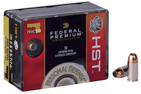 Federal 380 ACP 99 gr HST JHP Personal Defense 20/Box
