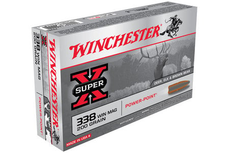 338 WIN MAG 200 GR POWER-POINT SUPER-X