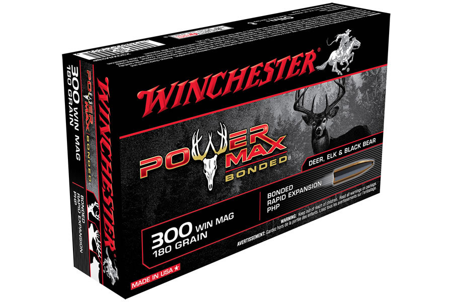 WINCHESTER AMMO 300 WIN MAG 180 GR POWER MAX BONDED