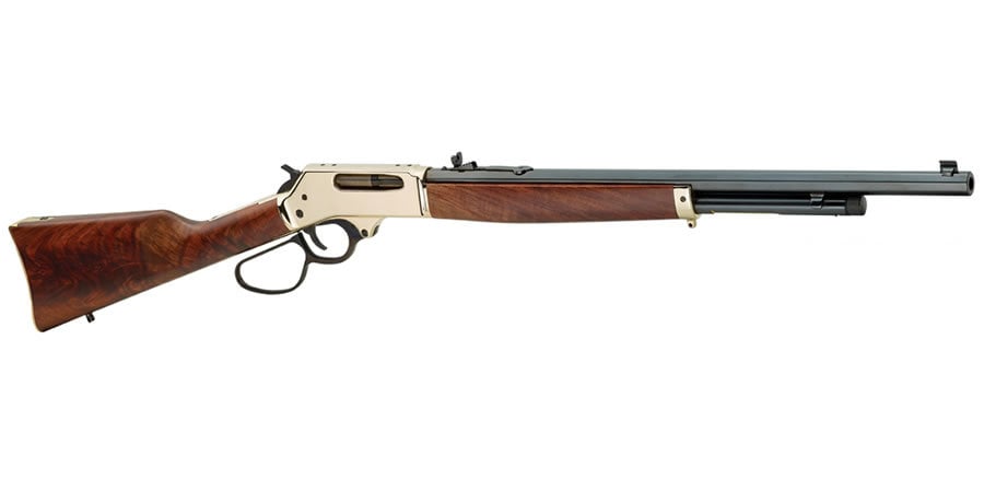 HENRY REPEATING ARMS .45-70 LEVER ACTION WITH BRASS RECEIVER