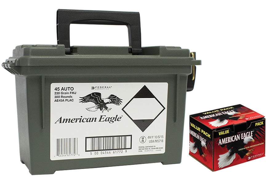 FEDERAL AMMUNITION 45 AUTO 230 GR FMJ AMMO CAN