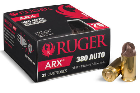RUGER ARX 380 ACP 56 gr ARX Self Defense 25/Box