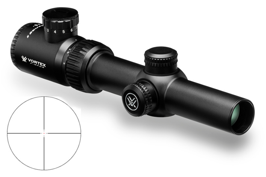 CROSSFIRE II 1-4X24 WITH V-BRITE RETICLE