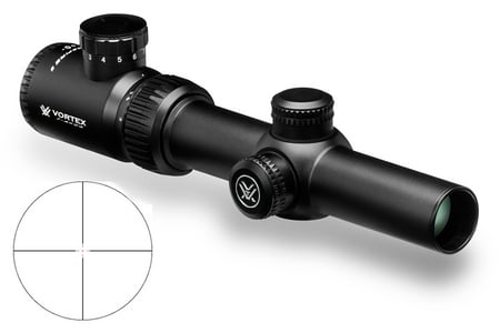 VORTEX OPTICS Crossfire II 1-4x24 Riflescope with V-Brite Reticle (MOA)