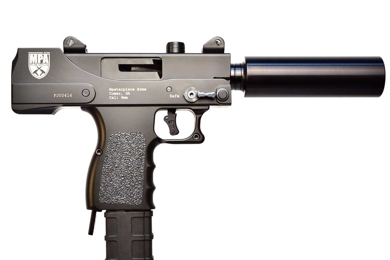 MASTERPIECE ARMS DEFENDER 9MM TOP COCKING PISTOL