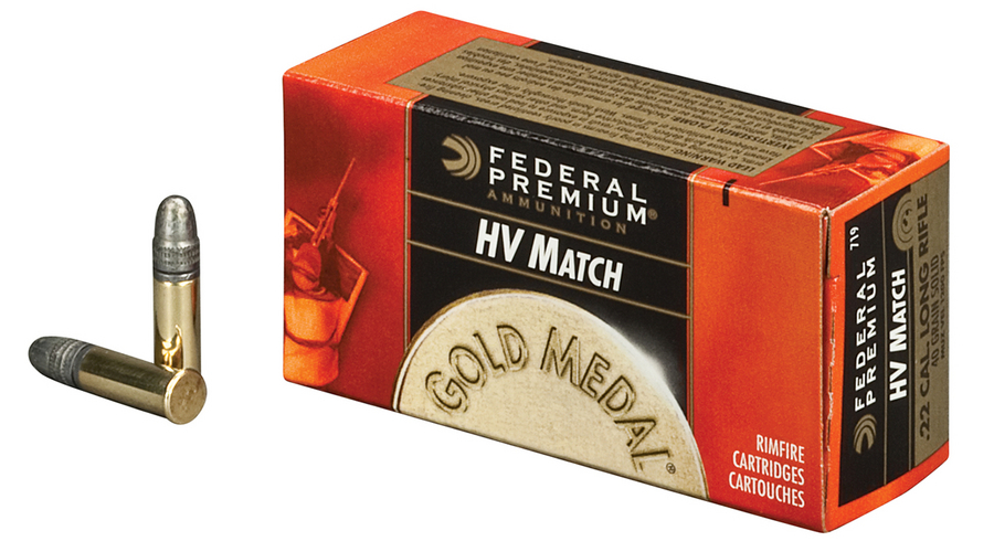 FEDERAL AMMUNITION 22 LR TARGET HV 40 GR SOLID