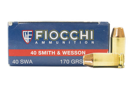 FIOCCHI 40SW 170 gr FMJTC Shooting Dynamics Trade Ammo 50/Box