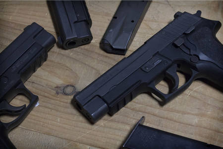 SIG SAUER P226 40SW Police Trades with Three Magazines and Night Sights