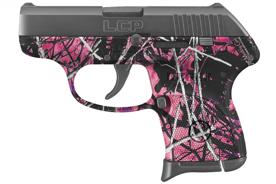 RUGER LCP 380 AUTO BLACK/ MUDDY GIRL CAMO
