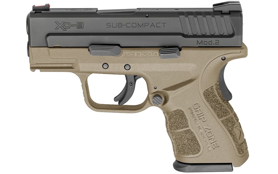 SPRINGFIELD XD MOD.2 9MM SUB-COMPACT FLAT DARK EARTH