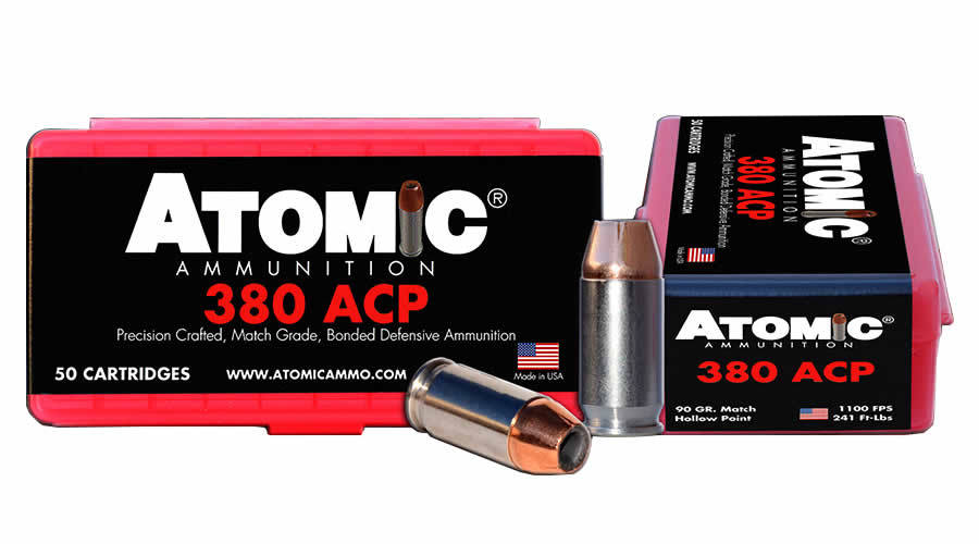 ATOMIC AMMUNTION 380 ACP 90 GR HP