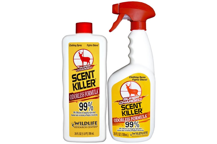 Wildlife Research Scent Killer Super Charged Odorless Formula Spray 24/24 Combo