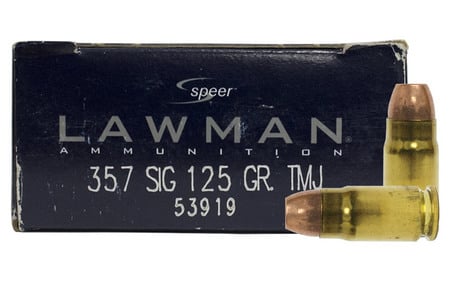 357 SIG 125 GR TMJ LAWMAN