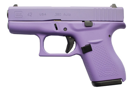 GLOCK 42 .380 Auto Royal Purple Single Stack Pistol
