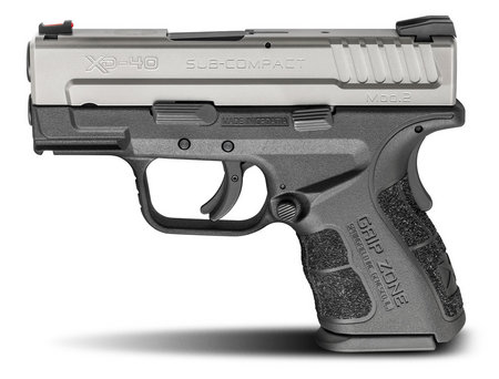 SPRINGFIELD XD Mod.2 40SW Sub-Compact Bi-Tone Essentials Package with GripZone