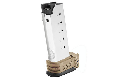 SPRINGFIELD XDS .45 ACP 6-Round Factory Magazine with FDE Sleeves