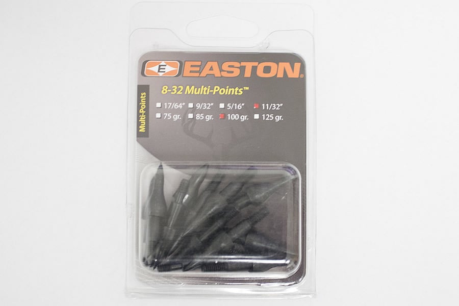 EASTON MULTI POINTS 100 GRAIN 11/32 DOZ PK