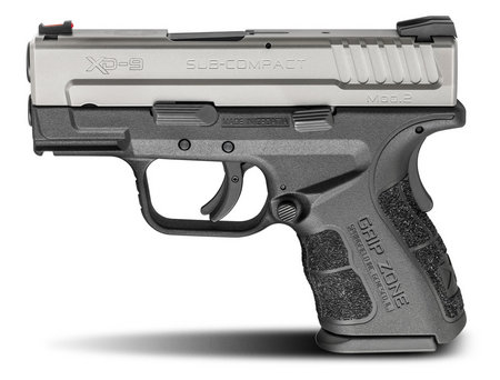 SPRINGFIELD XD Mod.2 9mm Sub-Compact Bi-Tone Essentials Package with GripZone