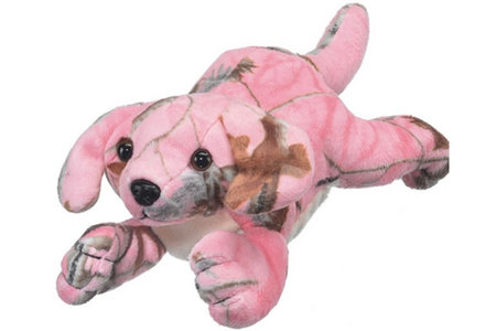 AP PINK CAMO LAB STUFFED ANIMAL