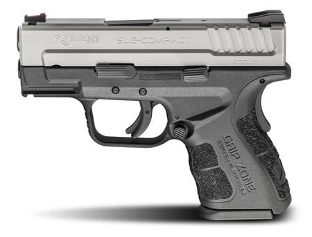 SPRINGFIELD XD Mod.2 40SW Sub-Compact Bi-Tone Essentials with GripZone (Compliant)