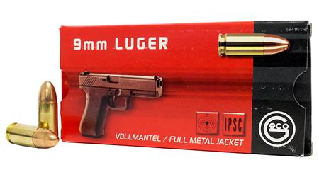 GECO 9mm Luger 124 gr FMJ Ammo 50/Box