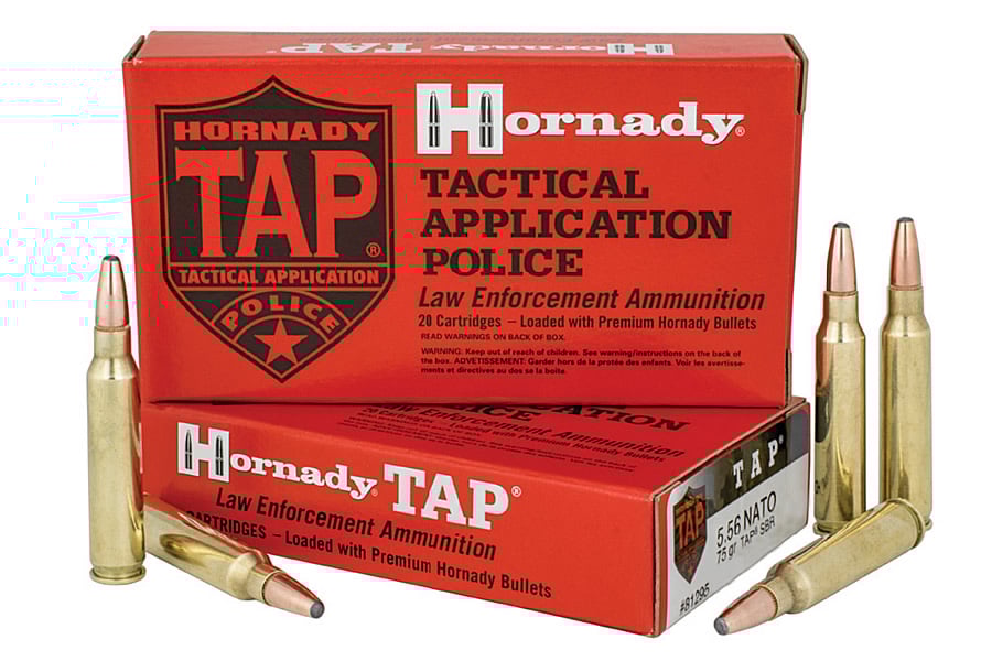 Hornady 5.56mm NATO 75 gr TAP SBR 20/Box (LE)