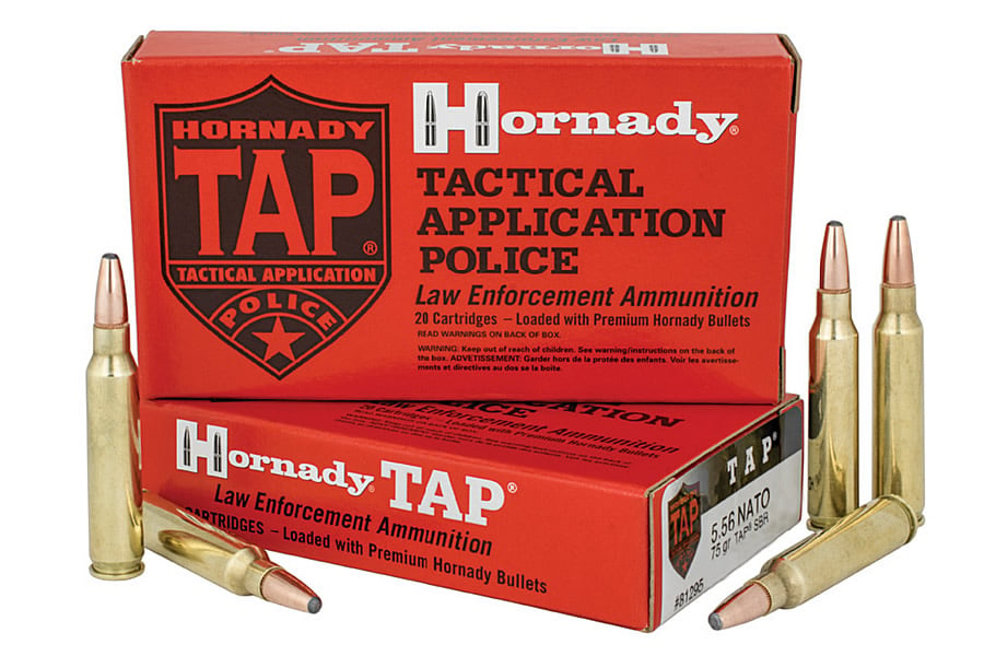 HORNADY 5.56 NATO 75 GR TAP SBR (LE)