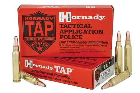 HORNADY 5.56mm NATO 75 gr TAP SBR 20/Box (LE)