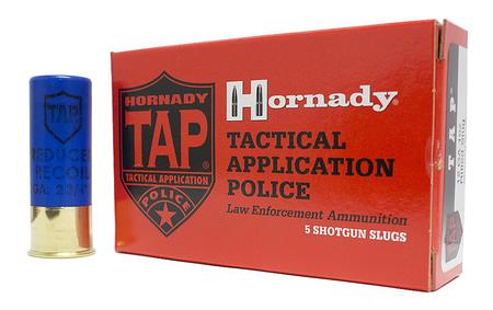 HORNADY 12 Ga 2 3/4 in. 1 oz TAP Reduced Recoil Slugs 5/Box (LE)