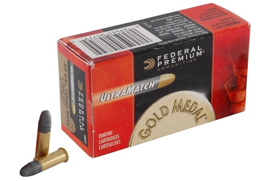 Federal 22LR 40 gr Premium Ultra Match 500 Round Brick