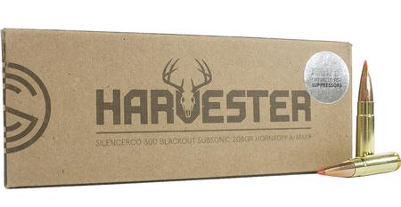 SILENCERCO 300 Blackout 208 gr Hornady A-Max Subsonic Harvester 20/Box