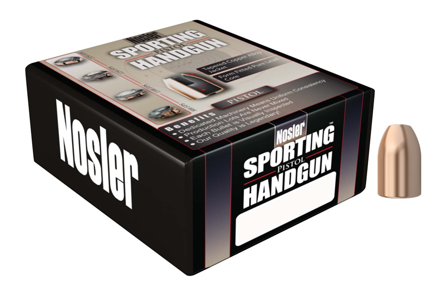 NOSLER 9MM .355 124 GR JHP SPORTING HANDGUN