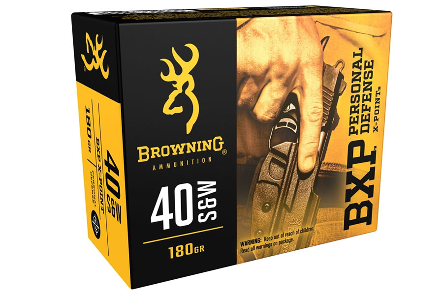 BROWNING AMMUNITION 40SW 180 GR JHP BXP PERSONAL DEFENSE