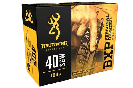 BROWNING AMMUNITION 40SW 180 gr JHP X-Point BXP Personal Defense 20/Box