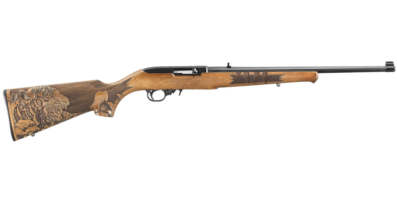 RUGER 10/22 22 LR TIGER STOCK EXCLUSIVE