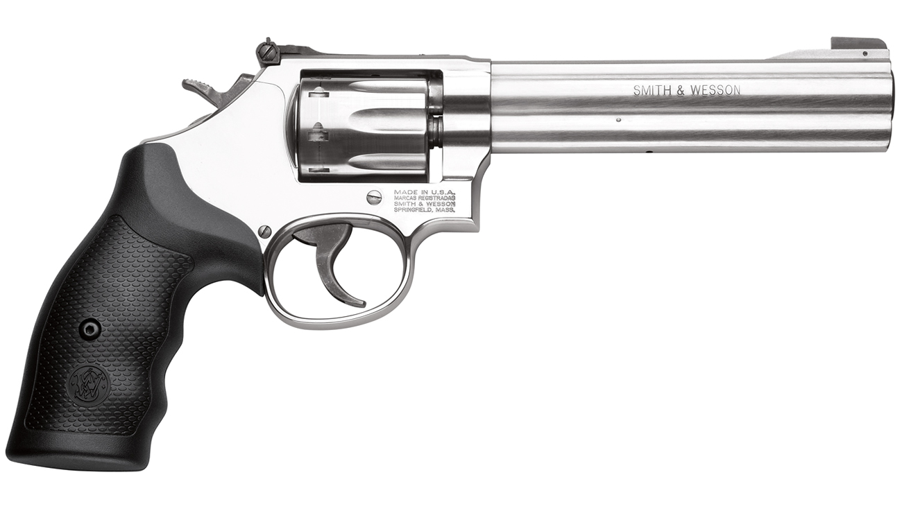 SMITH AND WESSON 617 22LR 6 INCH SS 6 SHOT REVOLVER