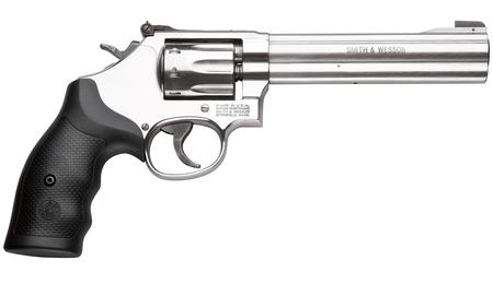SMITH AND WESSON Model 617 22LR 6-Shot Stainless Revolver with 6-inch Barrel