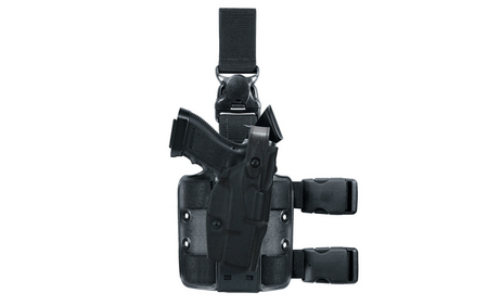 SAFARILAND 6305 ALS/SLS Tactical Holster with Quick-Release Leg Strap for Glock 19 and 23 (