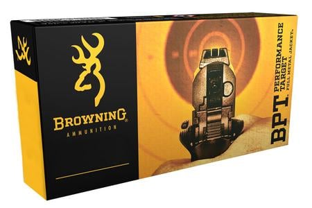 BROWNING AMMUNITION 380 Auto 95 gr FMJ BPT Performance Target 50/Box